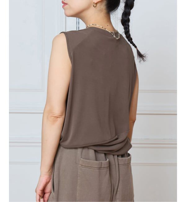 IENA LA BOUCLE「IENA LA BOUCLE ドレープカットソー」|Tシャツ・カットソー|