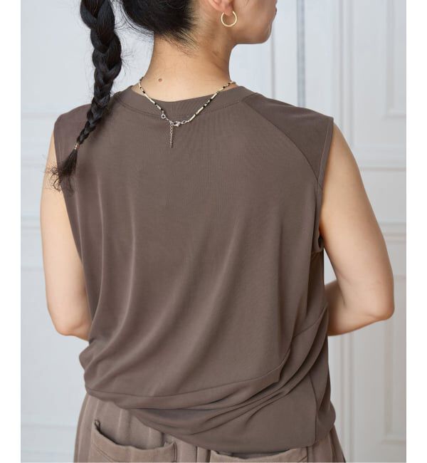 IENA LA BOUCLE「IENA LA BOUCLE ドレープカットソー」|Tシャツ・カットソー|