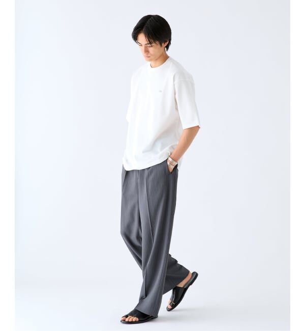 EDIFICE「LACOSTE(ラコステ) 別注 ニット Tシャツ」|Tシャツ・カットソー|