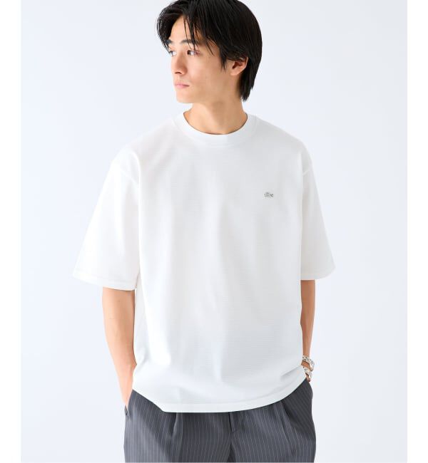 EDIFICE「LACOSTE(ラコステ) 別注 ニット Tシャツ」|Tシャツ・カットソー|