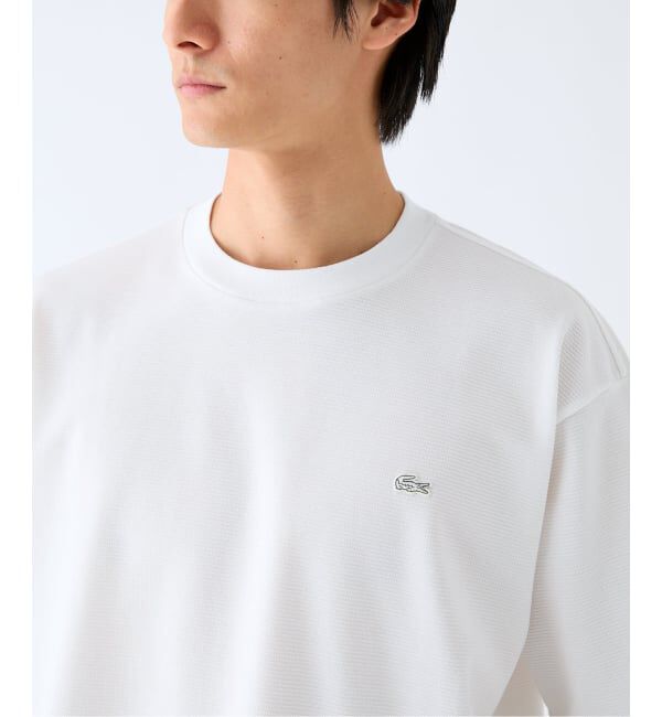 EDIFICE「LACOSTE(ラコステ) 別注 ニット Tシャツ」|Tシャツ・カットソー|