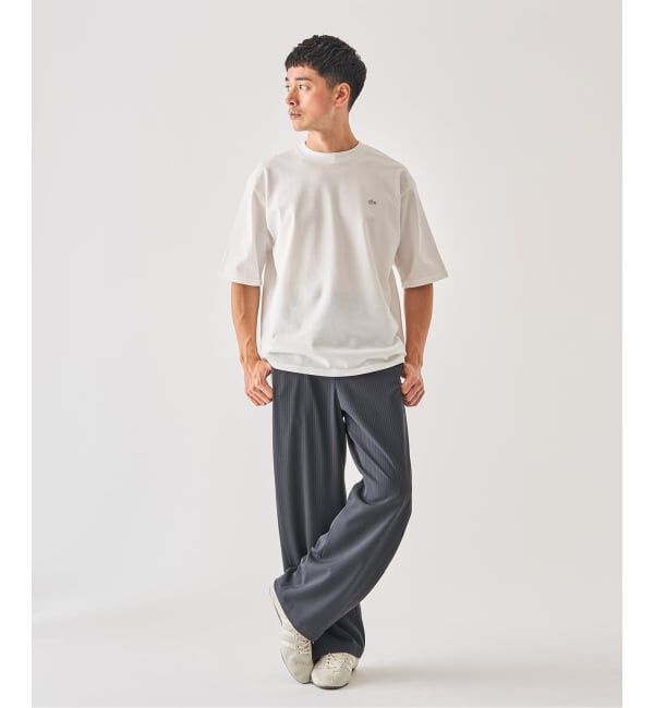 EDIFICE「LACOSTE(ラコステ) 別注 ニット Tシャツ」|Tシャツ・カットソー|