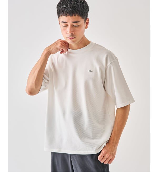 EDIFICE「LACOSTE(ラコステ) 別注 ニット Tシャツ」|Tシャツ・カットソー|