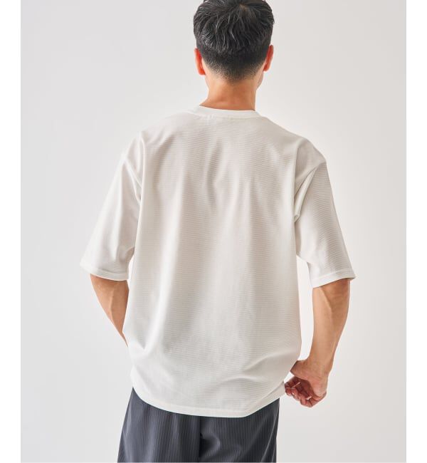 EDIFICE「LACOSTE(ラコステ) 別注 ニット Tシャツ」|Tシャツ・カットソー|