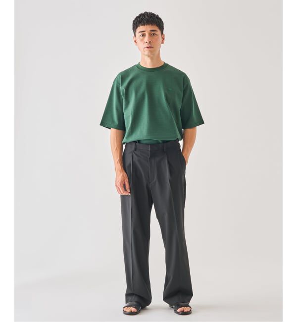 EDIFICE「LACOSTE(ラコステ) 別注 ニット Tシャツ」|Tシャツ・カットソー|