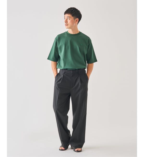 EDIFICE「LACOSTE(ラコステ) 別注 ニット Tシャツ」|Tシャツ・カットソー|