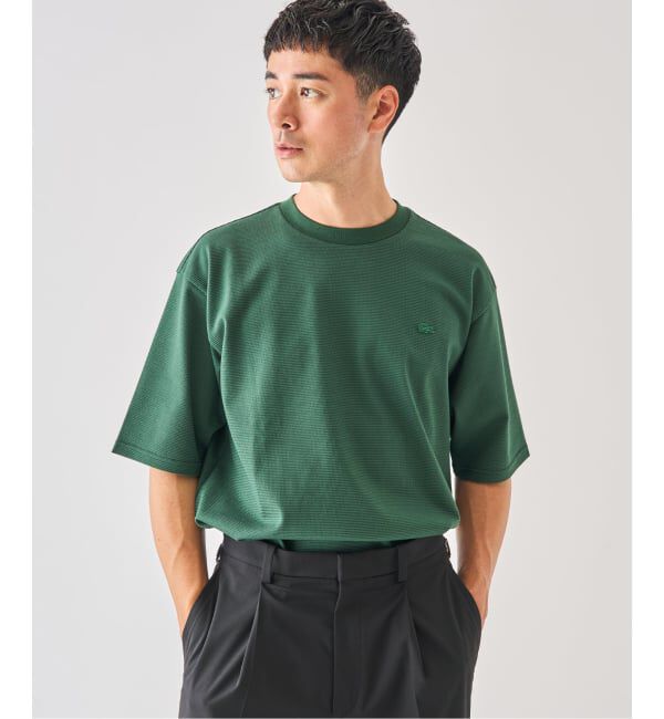 EDIFICE「LACOSTE(ラコステ) 別注 ニット Tシャツ」|Tシャツ・カットソー|