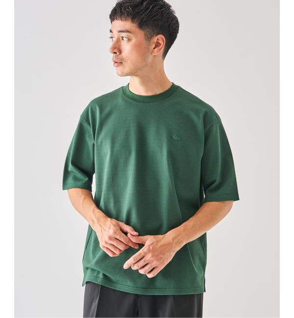 EDIFICE「LACOSTE(ラコステ) 別注 ニット Tシャツ」|Tシャツ・カットソー|