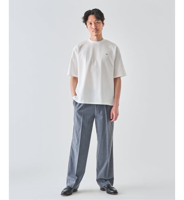 EDIFICE「LACOSTE(ラコステ) 別注 ニット Tシャツ」|Tシャツ・カットソー|