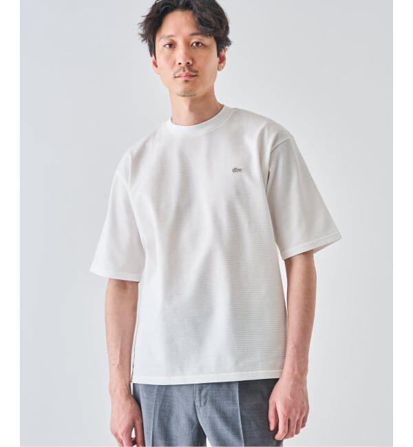 EDIFICE「LACOSTE(ラコステ) 別注 ニット Tシャツ」|Tシャツ・カットソー|