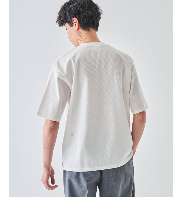 EDIFICE「LACOSTE(ラコステ) 別注 ニット Tシャツ」|Tシャツ・カットソー|