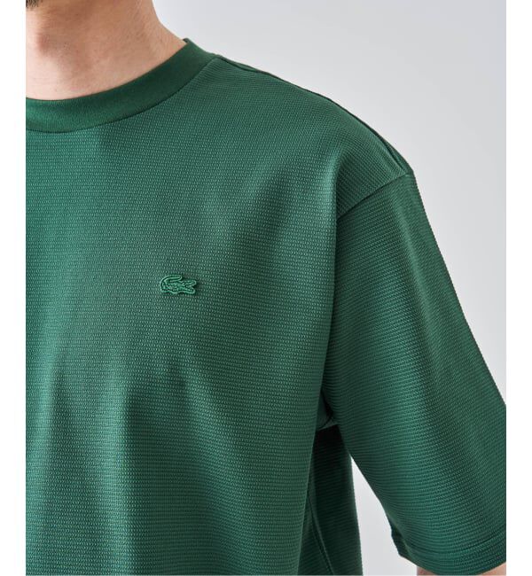 EDIFICE「LACOSTE(ラコステ) 別注 ニット Tシャツ」|Tシャツ・カットソー|