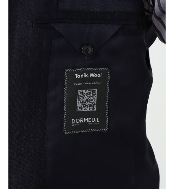 EDIFICE「OLIVER 2ボタン DORMEUIL (ストライプ)」|スーツ|
