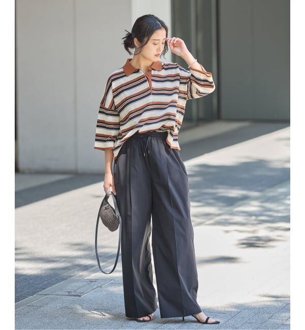 journal standard L'essage「ウォッシャブル タイプライターイージーワイドパンツ」|その他|