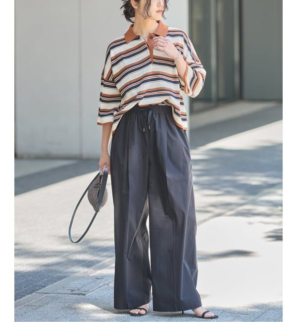 journal standard L'essage「ウォッシャブル タイプライターイージーワイドパンツ」|その他|