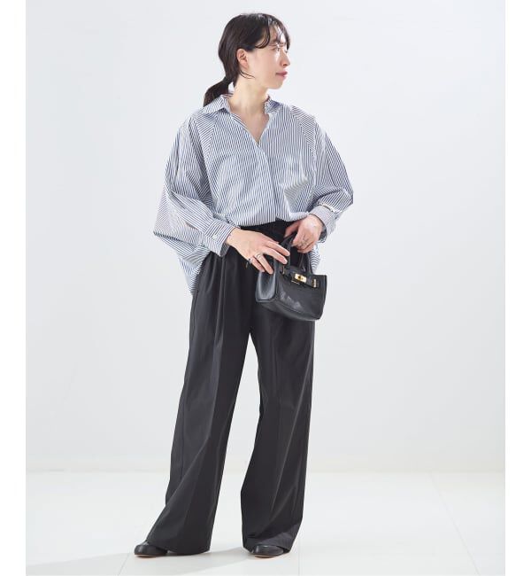journal standard L'essage「ウォッシャブル タイプライターイージーワイドパンツ」|その他|