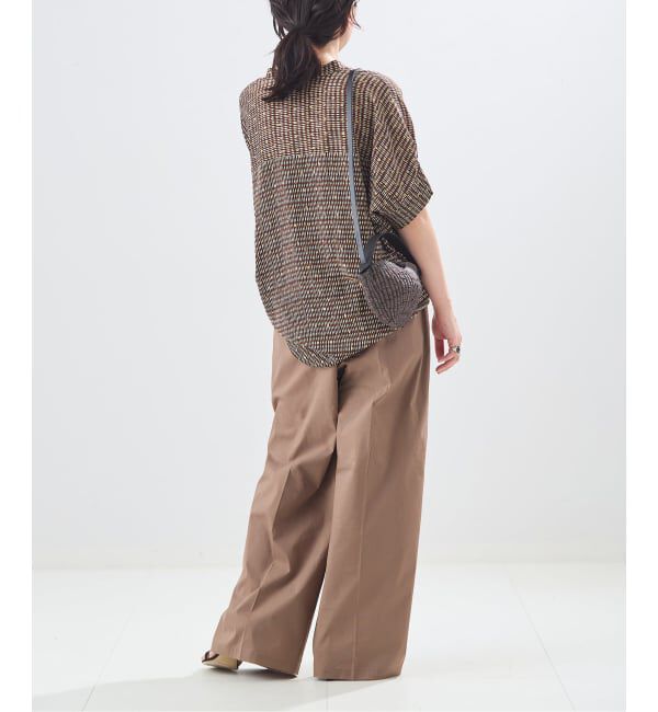 journal standard L'essage「ウォッシャブル タイプライターイージーワイドパンツ」|その他|