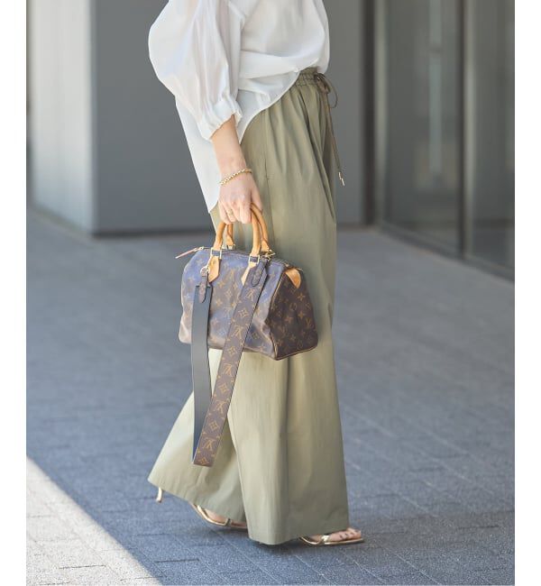 journal standard L'essage「ウォッシャブル タイプライターイージーワイドパンツ」|その他|