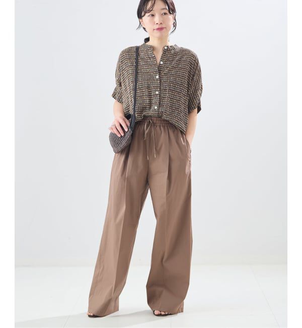 journal standard L'essage「ウォッシャブル タイプライターイージーワイドパンツ」|その他|