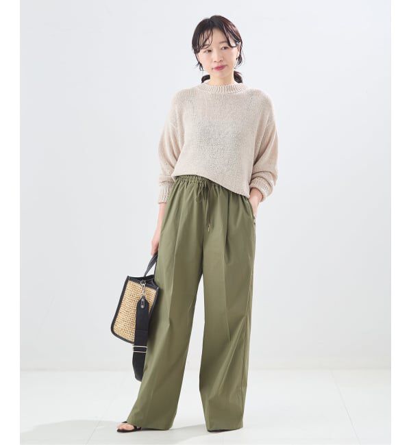 journal standard L'essage「ウォッシャブル タイプライターイージーワイドパンツ」|その他|
