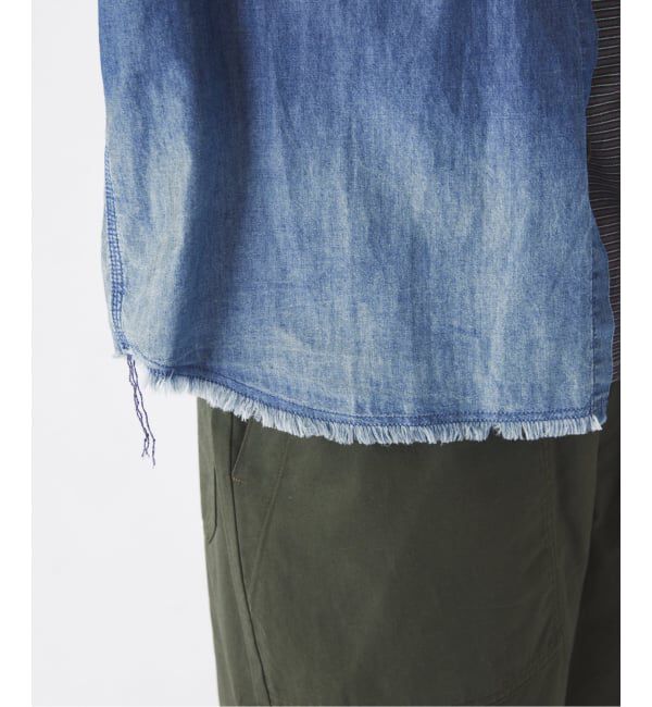 JOURNAL STANDARD relume「シャンブレー アンカット フリンジ シャツ」|シャツ・ブラウス|