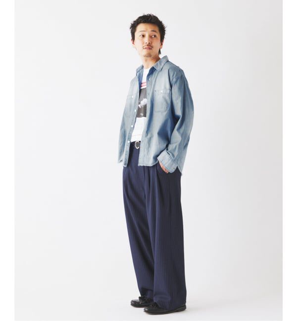 JOURNAL STANDARD relume「シャンブレー アンカット フリンジ シャツ」|シャツ・ブラウス|