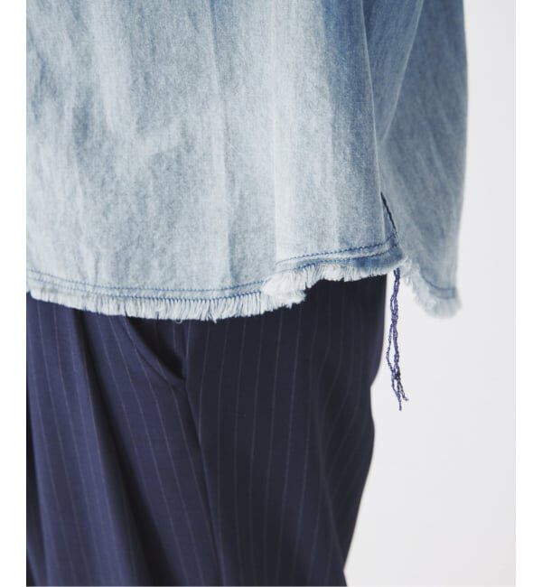 JOURNAL STANDARD relume「シャンブレー アンカット フリンジ シャツ」|シャツ・ブラウス|