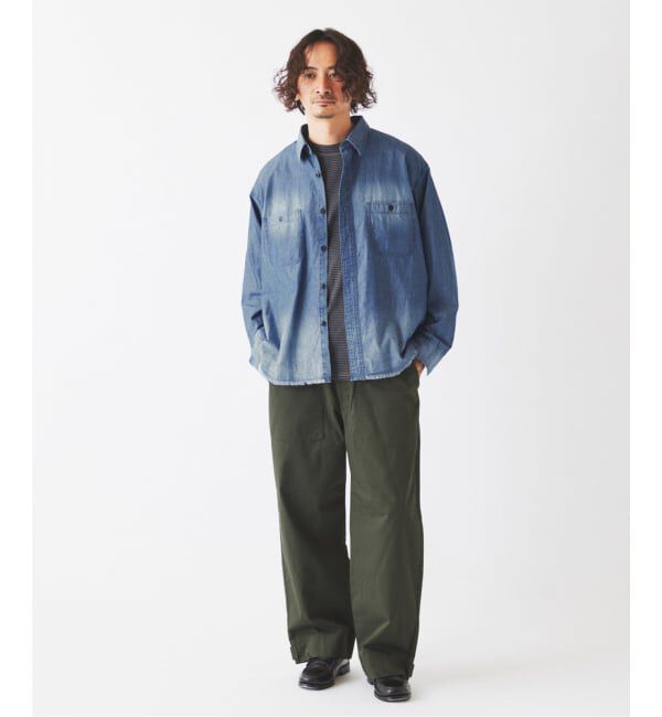 JOURNAL STANDARD relume「シャンブレー アンカット フリンジ シャツ」|シャツ・ブラウス|