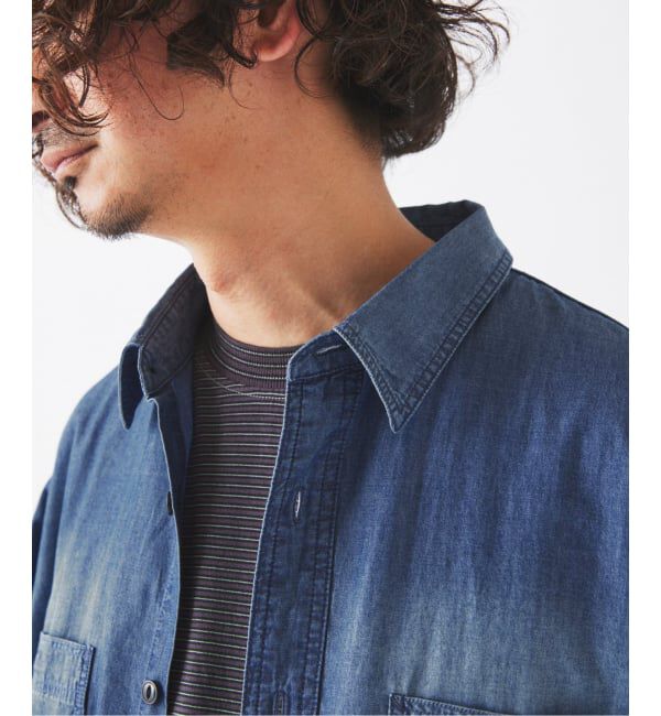 JOURNAL STANDARD relume「シャンブレー アンカット フリンジ シャツ」|シャツ・ブラウス|