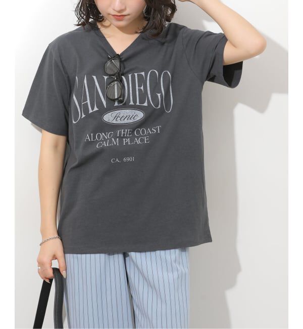 JOURNAL STANDARD relume「SANDIEGOロゴハーフスリーブTシャツ」|Tシャツ・カットソー|