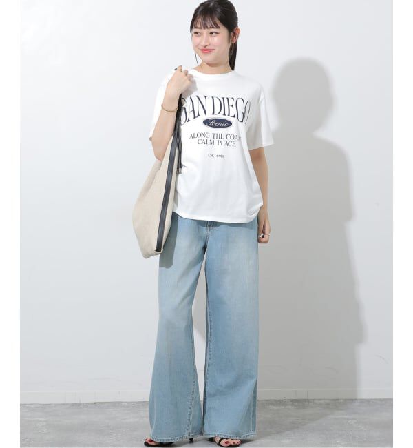 JOURNAL STANDARD relume「SANDIEGOロゴハーフスリーブTシャツ」|Tシャツ・カットソー|