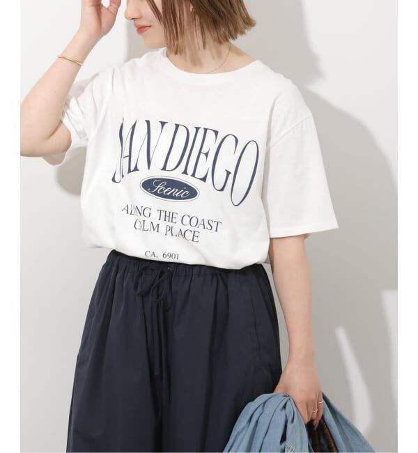 JOURNAL STANDARD relume「SANDIEGOロゴハーフスリーブTシャツ」|Tシャツ・カットソー|