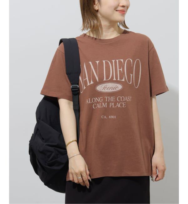 JOURNAL STANDARD relume「SANDIEGOロゴハーフスリーブTシャツ」|Tシャツ・カットソー|