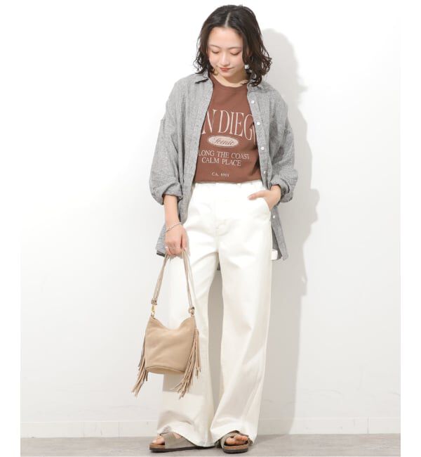 JOURNAL STANDARD relume「SANDIEGOロゴハーフスリーブTシャツ」|Tシャツ・カットソー|