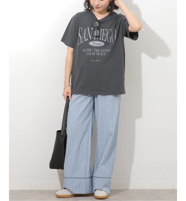 JOURNAL STANDARD relume「SANDIEGOロゴハーフスリーブTシャツ」|Tシャツ・カットソー|