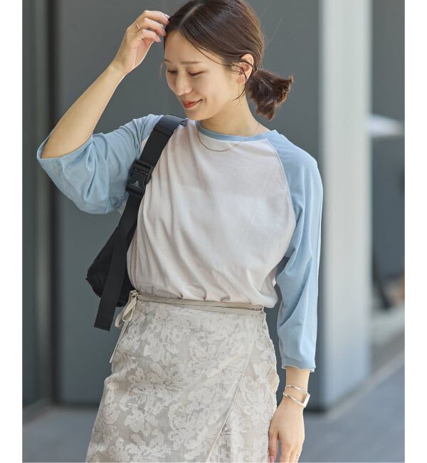 JOURNAL STANDARD「クルーネックシアーラグランTEE」|Tシャツ・カットソー|