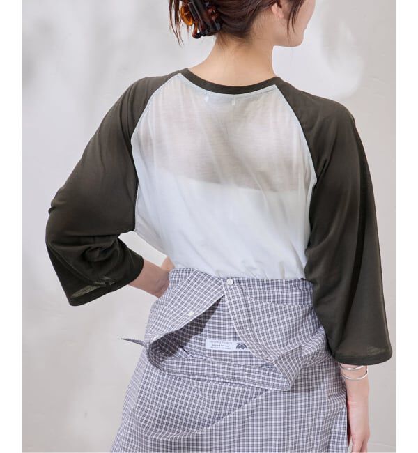 JOURNAL STANDARD「クルーネックシアーラグランTEE」|Tシャツ・カットソー|