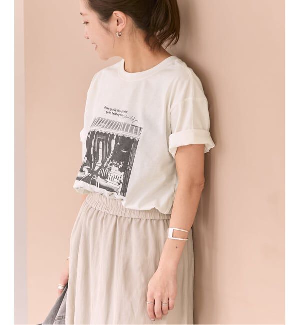 JOURNAL STANDARD「《追加2》汗ジミ防止天竺プリントT」|Tシャツ・カットソー|