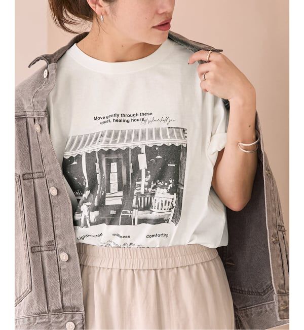 JOURNAL STANDARD「《追加2》汗ジミ防止天竺プリントT」|Tシャツ・カットソー|