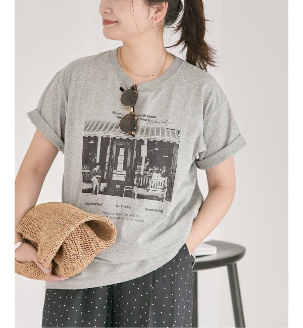 JOURNAL STANDARD「《追加2》汗ジミ防止天竺プリントT」|Tシャツ・カットソー|