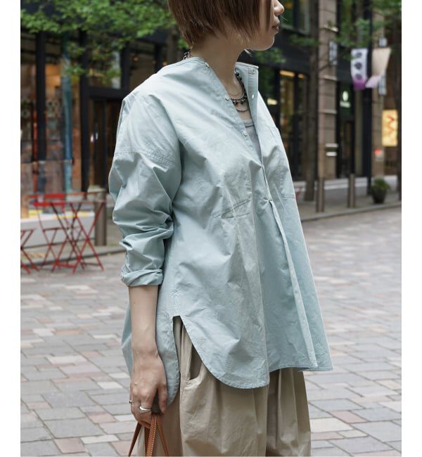 journal standard luxe「スジャータコットン ヘンリーシャツ」|シャツ・ブラウス|