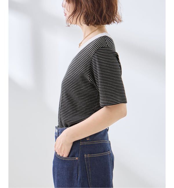 journal standard L'essage「ボーダーTシャツ」|Tシャツ・カットソー|