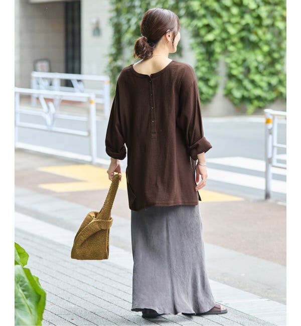 JOURNAL STANDARD「《追加》ソフトガーゼ2WAYビッグプルオーバー」|シャツ・ブラウス|
