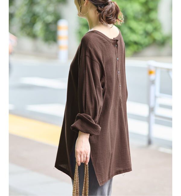 JOURNAL STANDARD「《追加》ソフトガーゼ2WAYビッグプルオーバー」|シャツ・ブラウス|