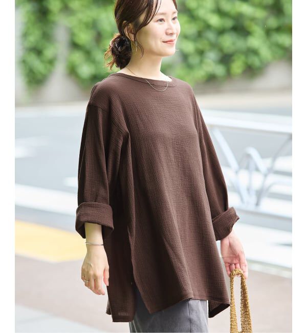 JOURNAL STANDARD「《追加》ソフトガーゼ2WAYビッグプルオーバー」|シャツ・ブラウス|