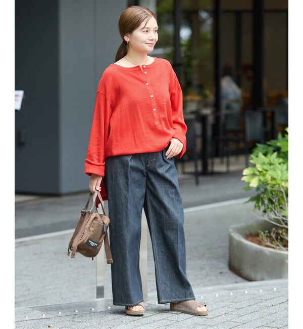 JOURNAL STANDARD「《追加》ソフトガーゼ2WAYビッグプルオーバー」|シャツ・ブラウス|