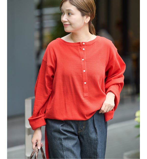 JOURNAL STANDARD「《追加》ソフトガーゼ2WAYビッグプルオーバー」|シャツ・ブラウス|