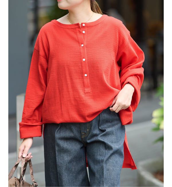JOURNAL STANDARD「《追加》ソフトガーゼ2WAYビッグプルオーバー」|シャツ・ブラウス|