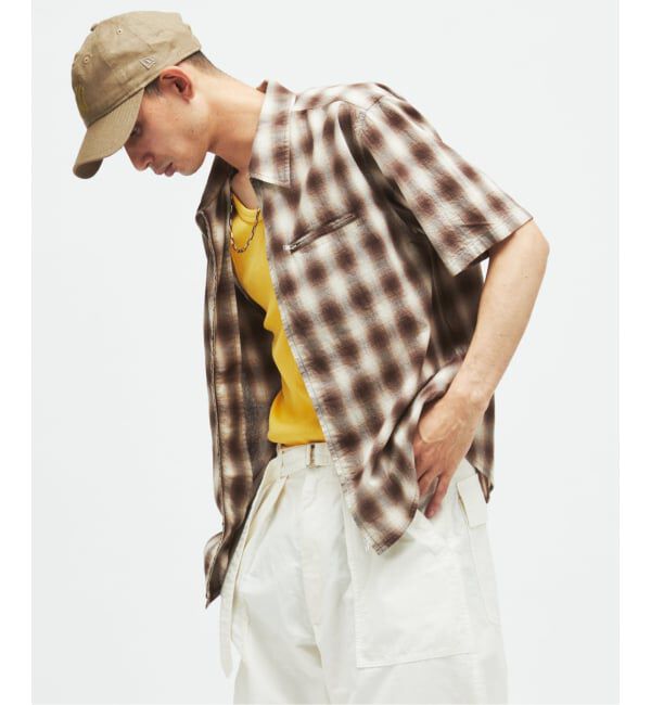 JOURNAL STANDARD「スペック チェック ボイル ジップ シャツ」|シャツ・ブラウス|