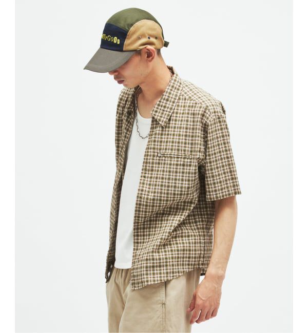 JOURNAL STANDARD「スペック チェック ボイル ジップ シャツ」|シャツ・ブラウス|